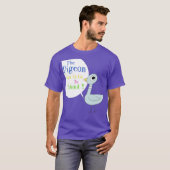 ハトは学校へ行かなければならない Tシャツ (正面フル)