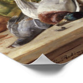 ハトを引っ張ること ポスター (角)