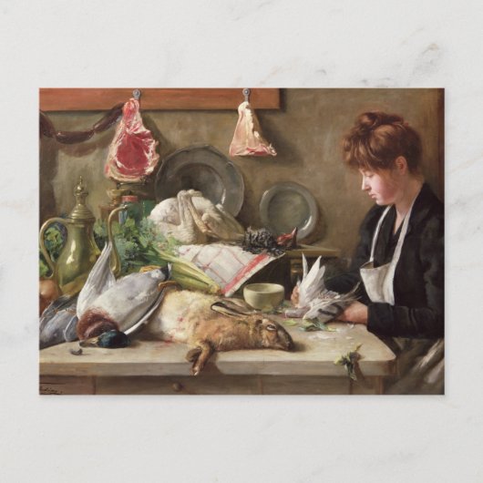 ハトを摘み取ること ポストカード (正面)