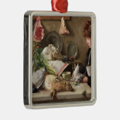 ハトを摘み取ること メタルオーナメント (右)