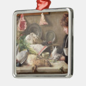 ハトを摘み取ること メタルオーナメント (左)