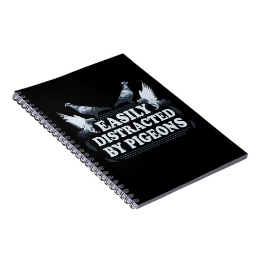 ハトを飼っているハトに簡単に気を取られる ノートブック (右側)