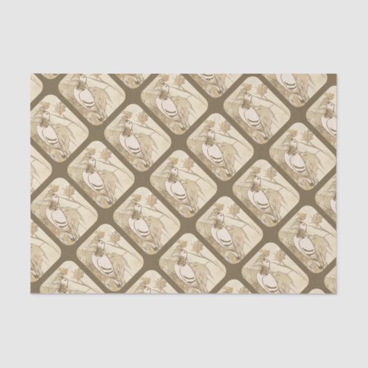 ハトインザウッズ 薄葉紙 (正面)