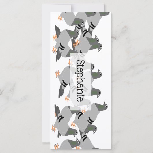 ハトデザインブックマーク (正面)