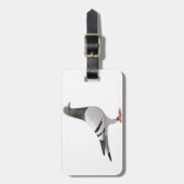 ハトデザイン ラゲッジタグ (正面縦)
