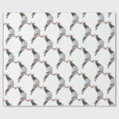 ハトデザイン ラッピングペーパー (フラット)