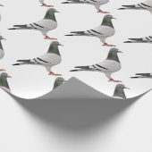 ハトデザイン ラッピングペーパー (角)