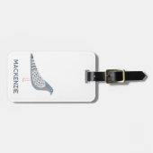 ハトパーソナライズされたン ラゲッジタグ (正面横)