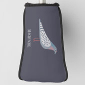 ハトパーソナライズされた鳥 ゴルフヘッドカバー (回転90)