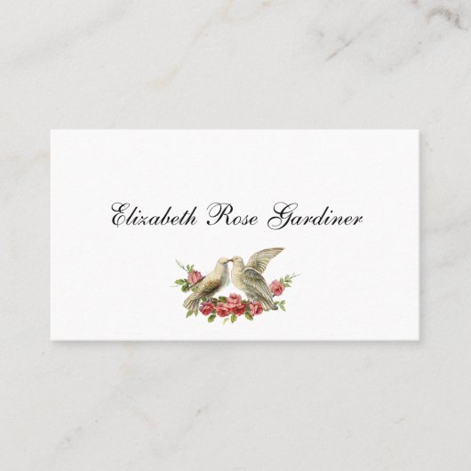 ハトビクトリアンブ通話カード 名刺 (正面)