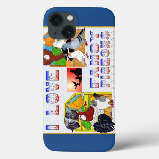 ハトファンシーが好き！ Case-Mate iPhoneケース (裏面)
