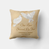 ハトフェイクブ結婚愛 クッション (裏面)