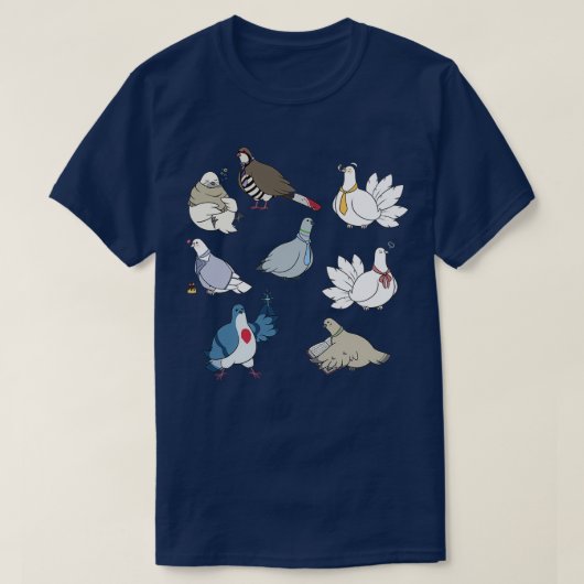 ハトフル・ボーイフレンド Tシャツ (デザイン正面)
