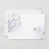 ハトフローラ葬儀感謝していカード サンキューカード (裏面)