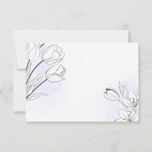 ハトフローラ葬儀感謝していカード サンキューカード (裏面)