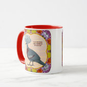 ハトフローラ マグカップ (正面左)