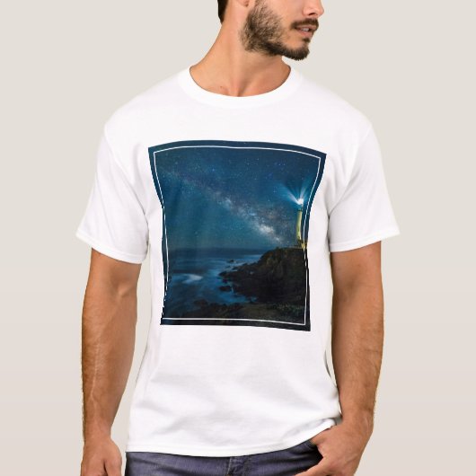 ハトポイントライト場所、カリフォルニア Tシャツ (正面)