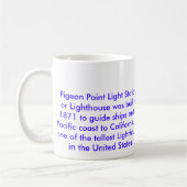 ハトポイント灯台、ハトポイントライトSta… コーヒーマグカップ (左)