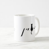 ハトマグの中の猫 コーヒーマグカップ (正面右)