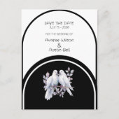 ハトリングや輪白黒アーチ ポストカード (正面)