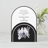 ハトリングや輪白黒アーチ 招待状 (スタンド正面)