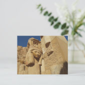 ハトールの列 – Queen Hatshepsut's Temple, egypt ポストカード (スタンド正面)