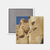ハトールの列 – Queen Hatshepsut's Temple, egypt マグネット (正面/裏面)