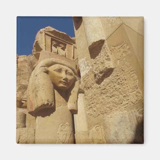 ハトールの列 – Queen Hatshepsut's Temple, egypt マグネット (正面)