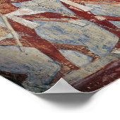 ハトールを称えるパレードを描くレリーフ、 浮き彫り ポスター (角)