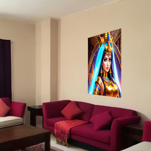 ハトールエジプトポートレート   AI Art ポスター