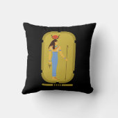 ハトールエジプト古代の女神装飾用クッション クッション (裏面)