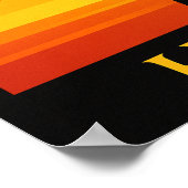 ハトール エジプトの女神 夕焼け ポスターアート ポスター (角)