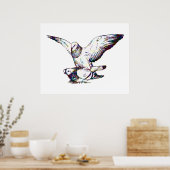 ハト交配 ポスター (キッチン)