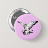 ハト交配 缶バッジ (正面&裏面)