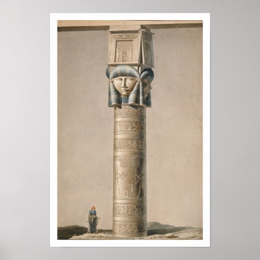 ハト人がデンダラの柱に頭を下げたのはイラストレーション』 ポスター (正面)