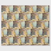 ハト包装紙 ラッピングペーパー (フラット)