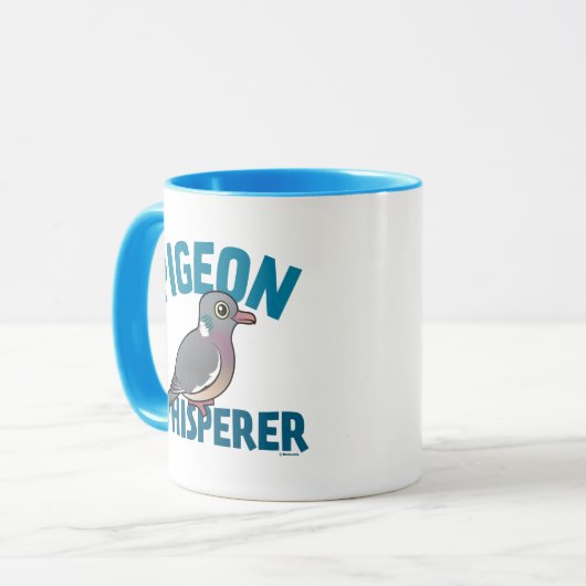 ハト囁くもの マグカップ (正面左)