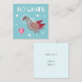 ハト宇宙 スクエア名刺 (正面/裏面)