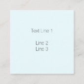 ハト宇宙 スクエア名刺 (裏面)