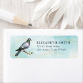 ハト差出人住所ラベル ラベル (インサイチュ)