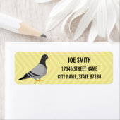 ハト差出人住所ラベル ラベル (インサイチュ)