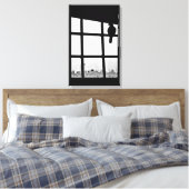 ハト待ち キャンバスプリント (インサイチュ (寝室))