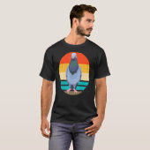 ハト愛好家バードキャリアハト平和 Tシャツ (正面フル)