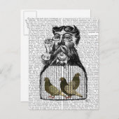 ハト愛好家 ポストカード (正面/裏面)