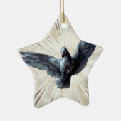 ハト星 セラミックオーナメント (右)