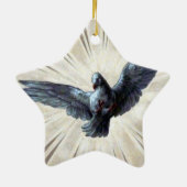 ハト星 セラミックオーナメント (裏面)