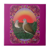 ハト枠 タイル (正面)