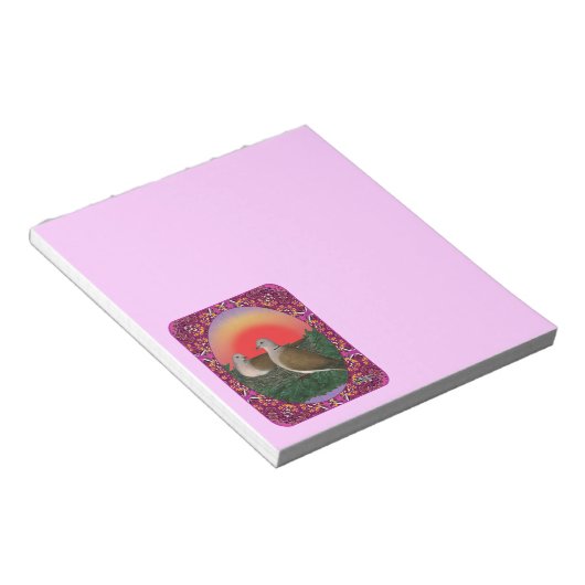 ハト枠 ノートパッド (アングル)