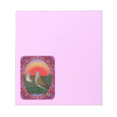 ハト枠 ノートパッド (正面)