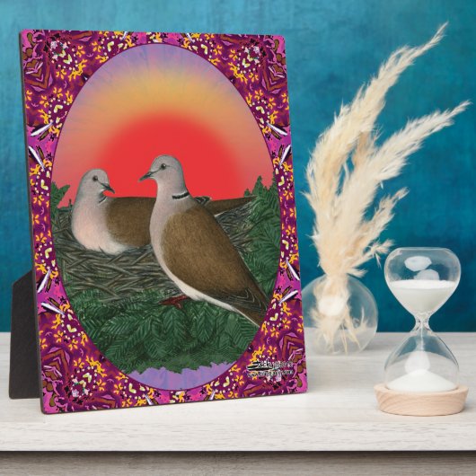 ハト枠 フォトプラーク (側面)